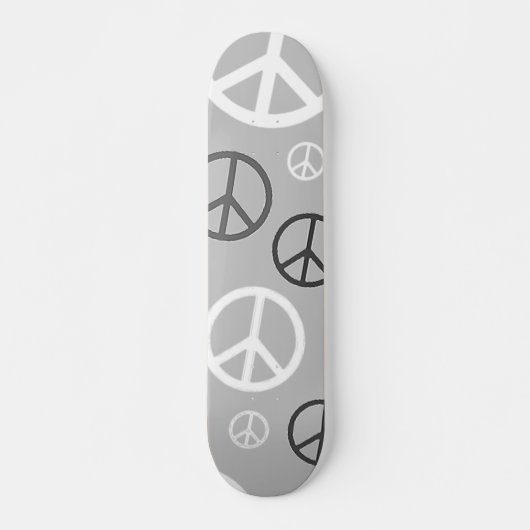 Vrede van grijs persoonlijk skateboard (Voorkant)