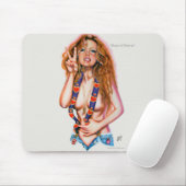 Vrede van Heaven Pinup Mousepad Muismat (Met muis)