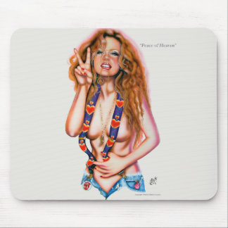 Vrede van Heaven Pinup Mousepad Muismat