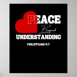 Vrede van Jezus - Johannes 14:27 Poster