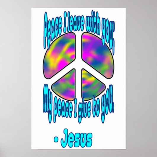 Vrede van Jezus Poster (Voorkant)