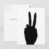Vrede van Leslie Peppers Briefkaart (Voorkant / Achterkant)