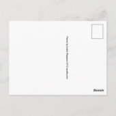 Vrede van Leslie Peppers Briefkaart (Achterkant)