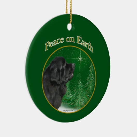 Vrede van Newfoundland Keramisch Ornament (Rechts)