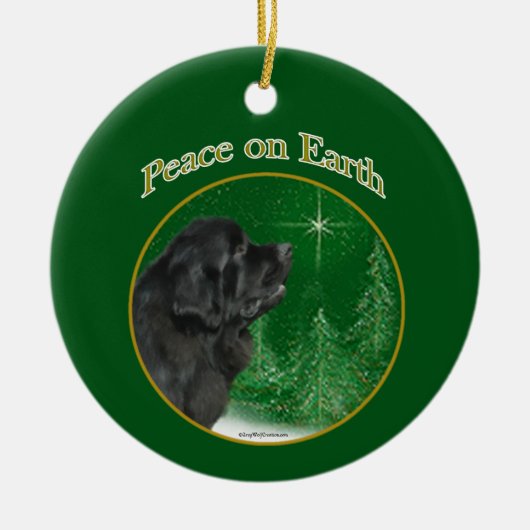 Vrede van Newfoundland Keramisch Ornament (Voorkant)