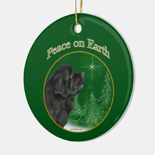 Vrede van Newfoundland Keramisch Ornament (Links)