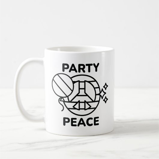 Vrede van partijen koffiemok (Links)