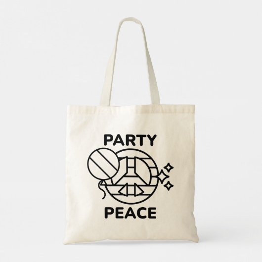 Vrede van partijen tote bag (Achterkant)