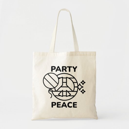 Vrede van partijen tote bag (Voorkant)