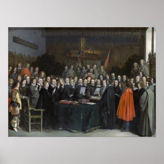 Vrede van Westfalen in Muenster Poster (Voorkant)