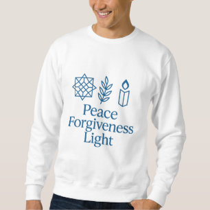 Vrede Vergeving Licht Spiritueel Zweet Shirt Lang