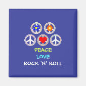 VREDE, VERLIES, ROCK 'N' ROLL MAGNEET (Voorkant)