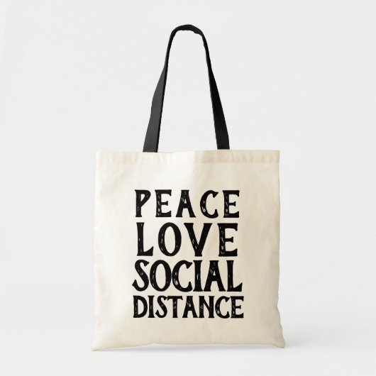 VREDE - VERLIES - SOCIALE AFSTAND | TOTE BAG (Voorkant)