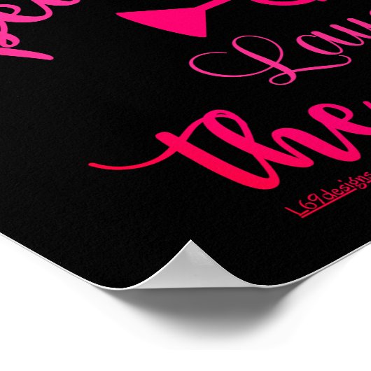 VREDE VERLIEZEN EN LAUGHTER IN HET NIEUWE JAAR POSTER (Hoek)