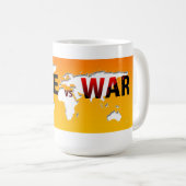 Vrede versus Oorlogsmokken Koffiemok (Voorkant rechts)