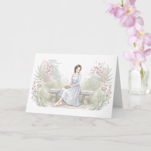 Vrede Verzenden - Watercolor Tuinlezer Kaart