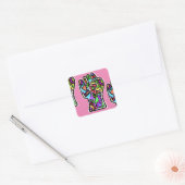 VREDE VIERKANTE STICKER (Envelop)