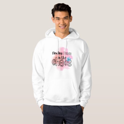 Vrede vinden hoodie (Voorkant volledig)