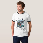 Vrede vinden in de eindeloze wateren t-shirt (Voorkant volledig)