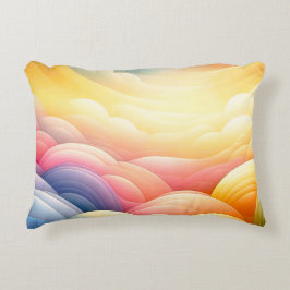 Vrede vinden in de Puffy Dreamy Clouds Accent Kussen