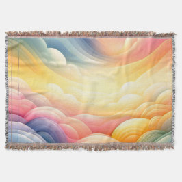 Vrede vinden in de Puffy Dreamy Clouds Deken