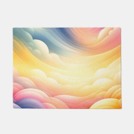 Vrede vinden in de Puffy Dreamy Clouds Deurmat