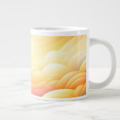 Vrede vinden in de Puffy Dreamy Clouds Grote Koffiekop (Rechts)