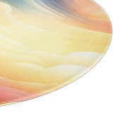 Vrede vinden in de Puffy Dreamy Clouds Snijplank (Hoek)