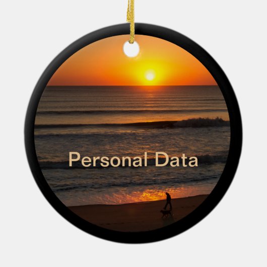 Vrede vinden keramisch ornament (Achterkant)