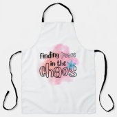 Vrede vinden schort (Voorkant)