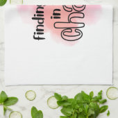 Vrede vinden theedoek (Gevouwen)