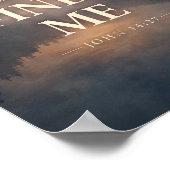 Vrede Vindt Me Christelijke Schrift Poster (Hoek)