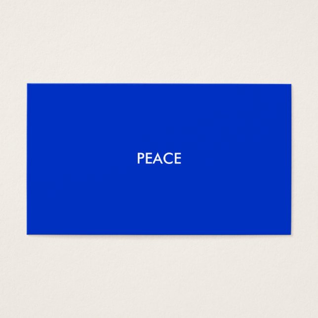 VREDE VISITEKAARTJES (Voorkant)