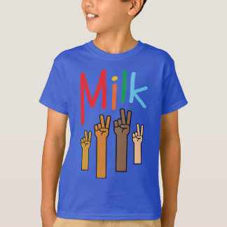 Vrede voor alle T-shirts (Kinder standaard, blauw)