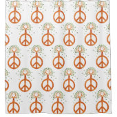 Vrede voor bomen - ventilatorhart 1 douchegordijn (Voorkant)