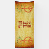 Vrede voor bomen - ventilatorhart 1 spandoek (Verticaal)