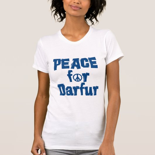 Vrede voor Darfur 2 T-shirt (Voorkant)