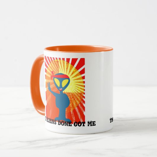 Vrede voor de buitenwereld mok (Voorkant links)