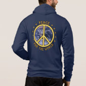 Vrede voor de ☮ hoodie (Achterkant)