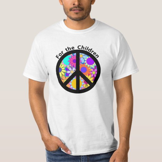 Vrede voor de kinderen t-shirt (Voorkant)