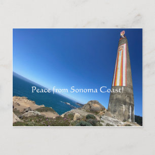 Vrede voor de kust van Sonoma! Briefkaart