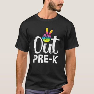 Vrede voor de laatste dag van de schoolprek Afstud T-shirt
