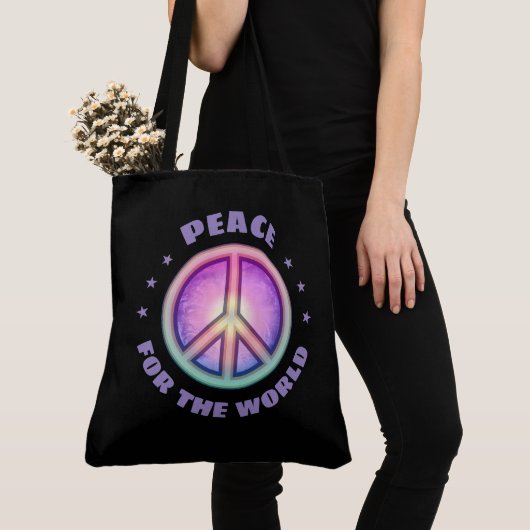 Vrede voor de ☮ tote bag (Dichtbij)