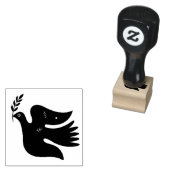 Vrede voor de wereld rubberstempel (Gestempeld)