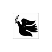 Vrede voor de wereld rubberstempel (Afrduk)