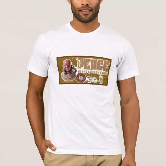 Vrede voor het Gods-t-shirt T-shirt (Voorkant)