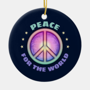 Vrede voor het Wereld ☮ Ornament