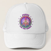 Vrede voor het Wereld ☮ Pet (Voorkant)