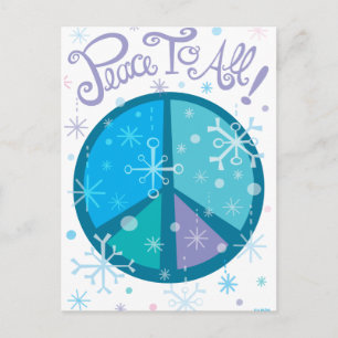 Vrede voor iedereen! Briefkaart
