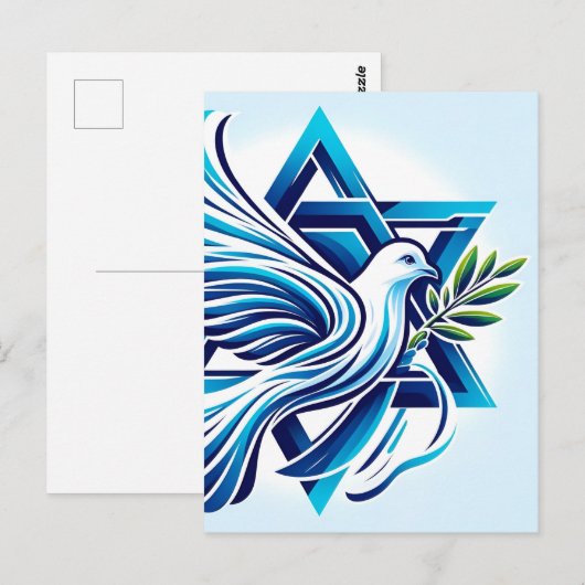 Vrede voor Israël Briefkaart (Voorkant / Achterkant)